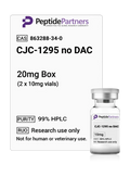 Peptide Partners CJC-1295 no DAC packaging with vial and label on a white background